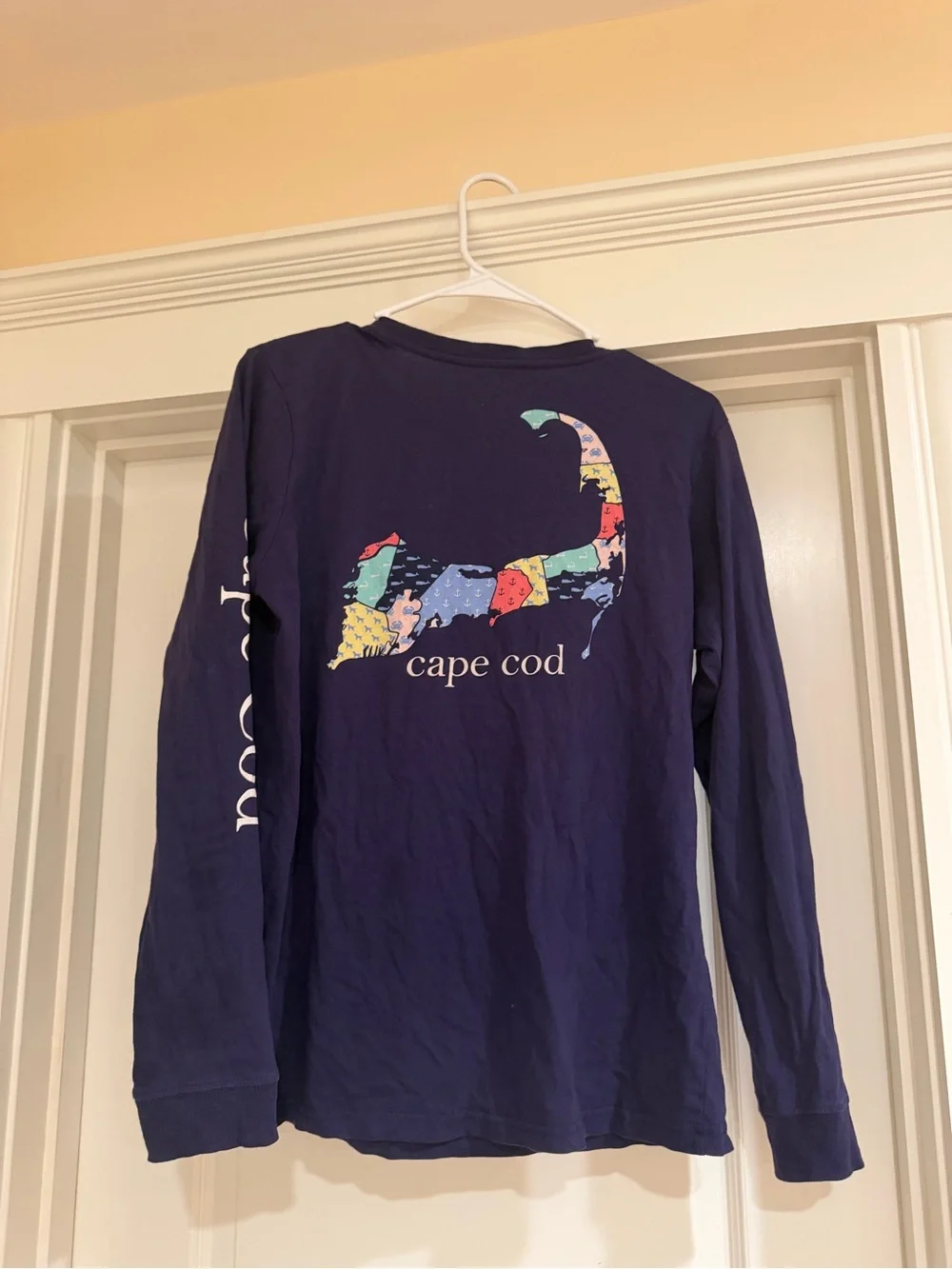 Cape Cod Long-Sleeve Pocket Tee - Navy